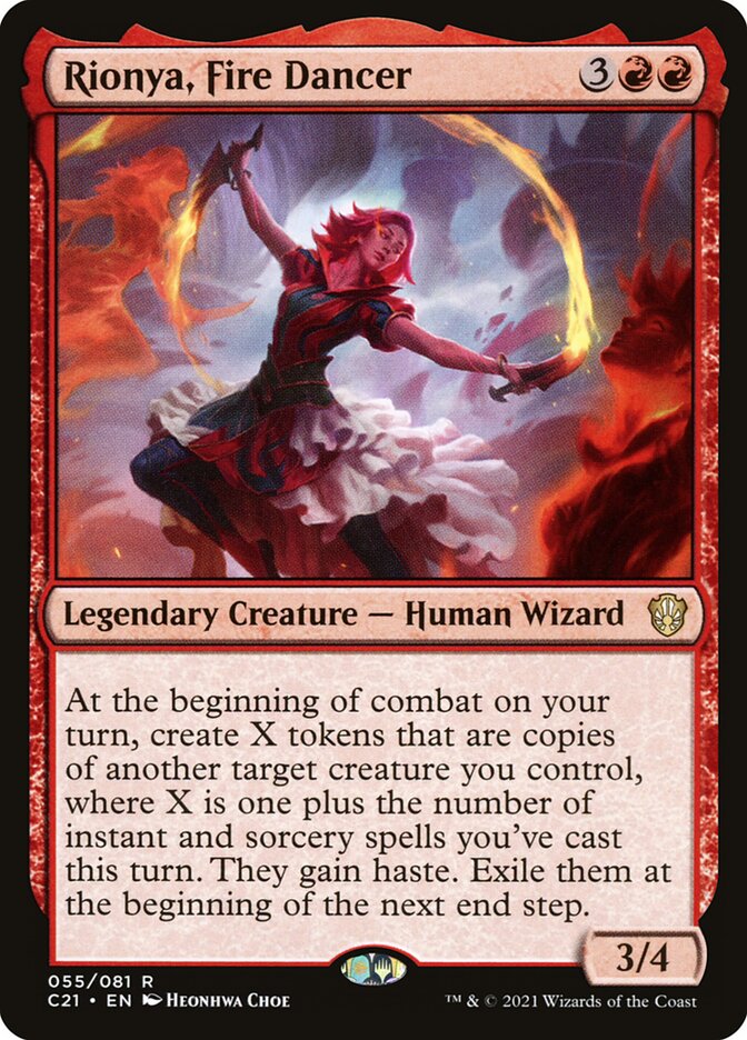 Rionya Fire Dancer 55 (Commander 2021)  | Good Games Cannington