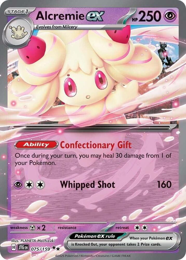 Alcremie ex 075/159 (SV09: Journey Together)  - Holofoil | Good Games Cannington