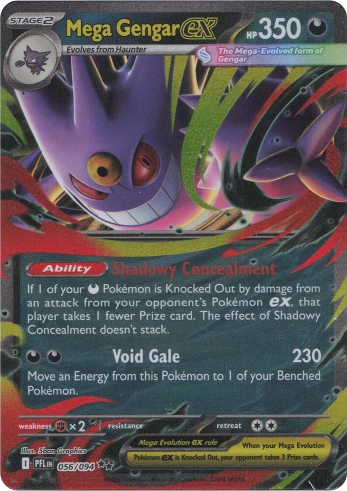 Mega Gengar ex (ME02: Phantasmal Flames)  - Holofoil | Good Games Cannington