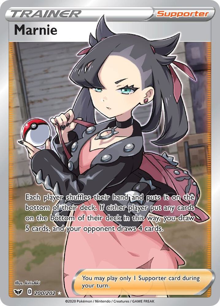 Marnie 200/202 (SWSH01: Sword & Shield Base Set)  - Holofoil | Good Games Cannington