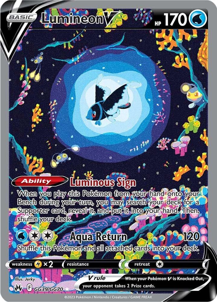 Lumineon V GG39/GG70 (SWSH: Crown Zenith: Galarian Gallery)  - Holofoil | Good Games Cannington