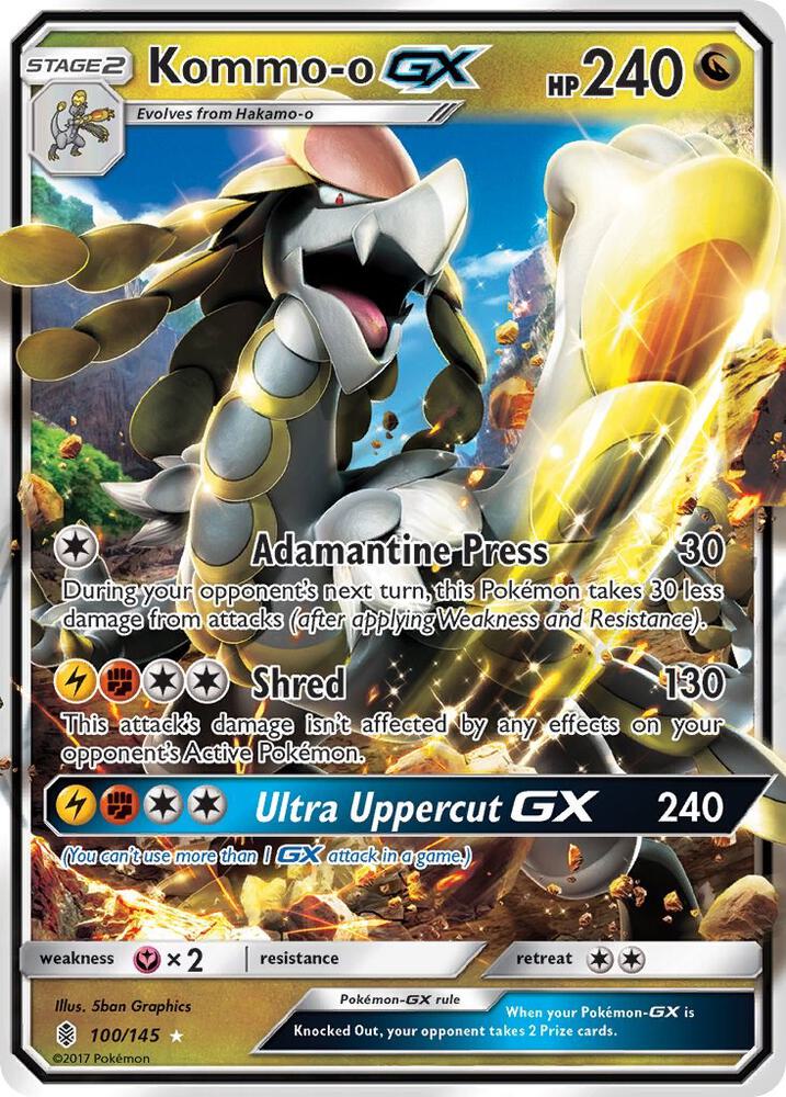 Kommo-o GX 100/145 (SM - Guardians Rising)  - Holofoil | Good Games Cannington