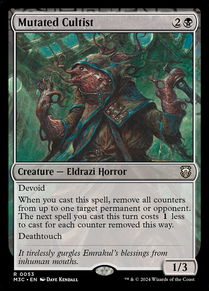 Mutated Cultist 53/411 (Commander: Modern Horizons 3)  | Good Games Cannington