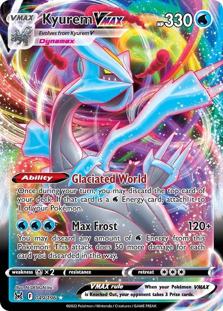 Kyurem VMAX 049/196 (SWSH11: Lost Origin)  - Holofoil | Good Games Cannington