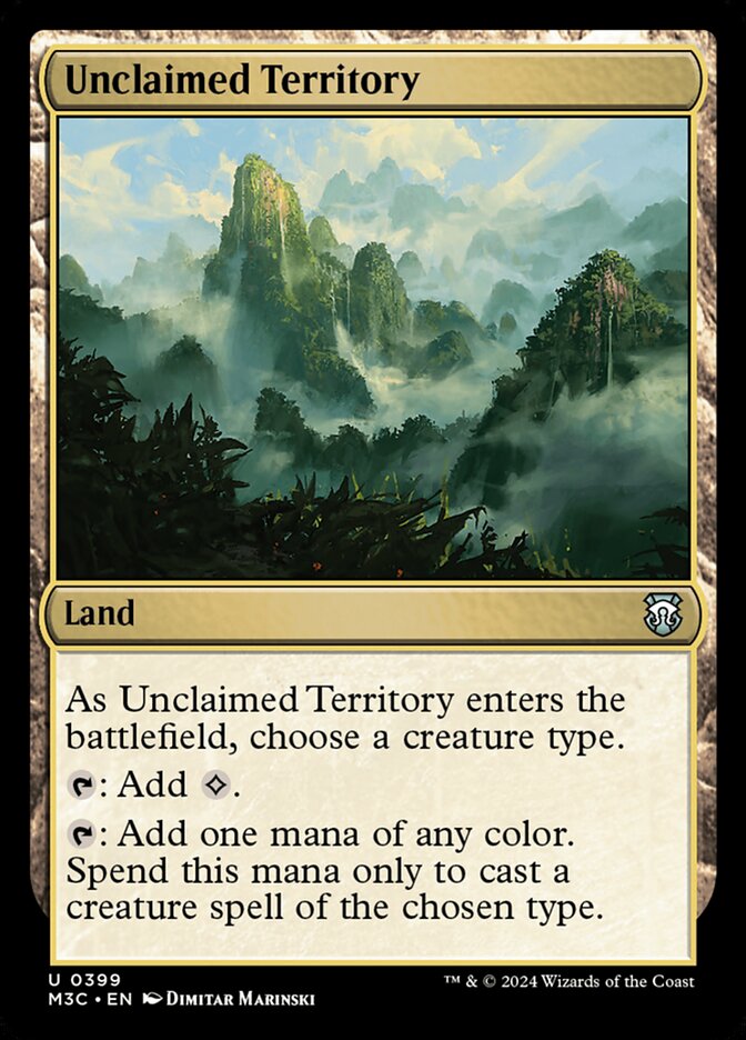 Unclaimed Territory 399/411 (Commander: Modern Horizons 3)  | Good Games Cannington