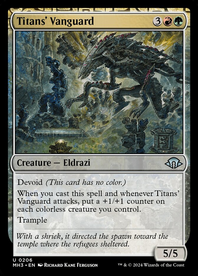 Titans' Vanguard 206/319 (Modern Horizons 3)  - Foil | Good Games Cannington