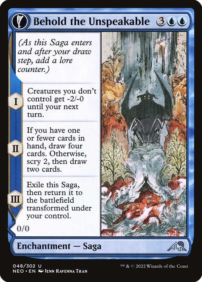 Behold the Unspeakable // Vision of the Unspeakable 48/302 (Kamigawa: Neon Dynasty)  | Good Games Cannington