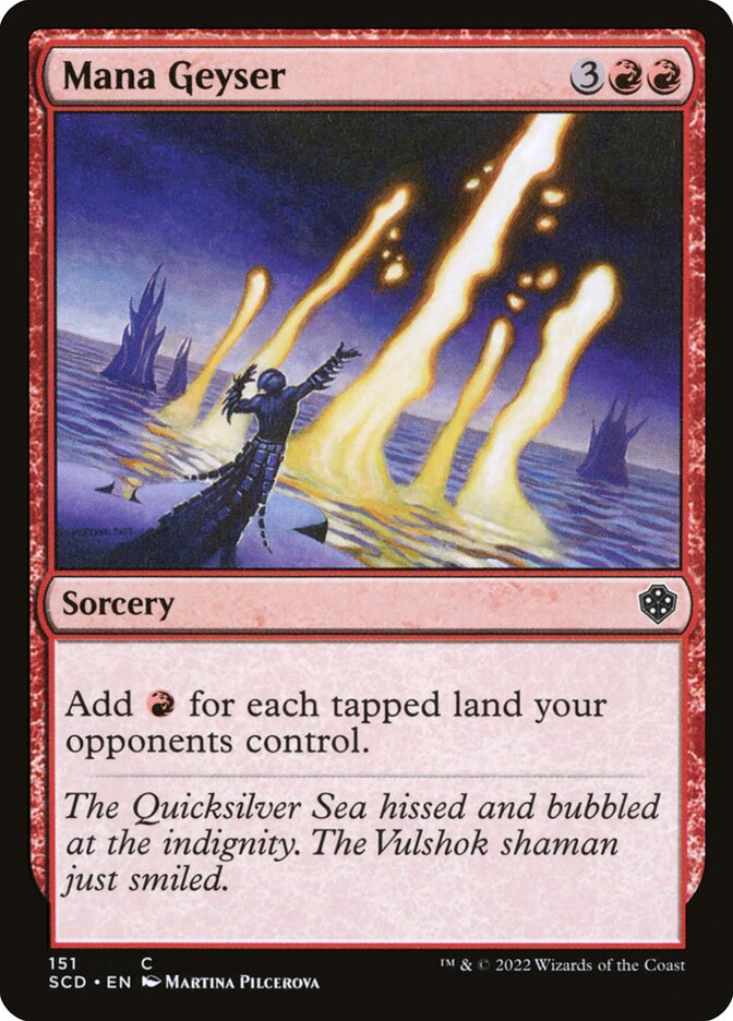 Mana Geyser 151/352 (Starter Commander Decks)  | Good Games Cannington