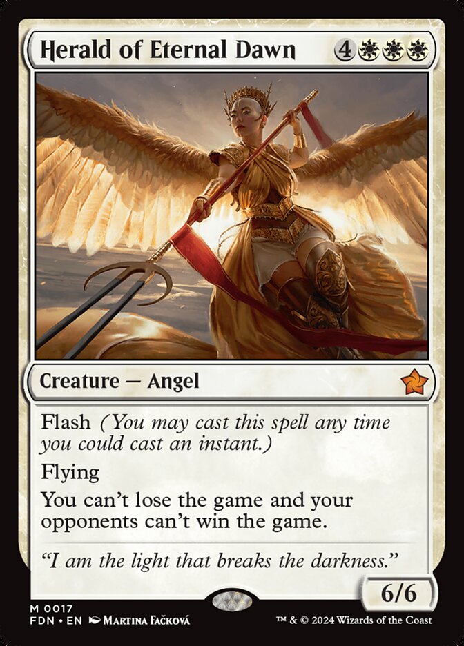 Herald of Eternal Dawn 17/291 (Foundations)  | Good Games Cannington