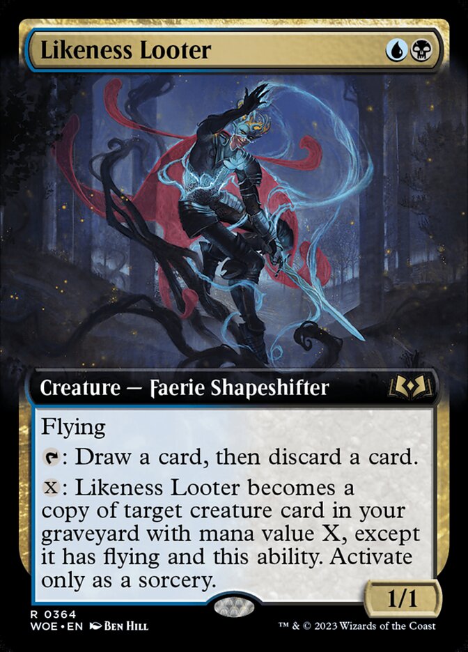 Likeness Looter 364/276 (Wilds of Eldraine)  - Extended Art Foil | Good Games Cannington