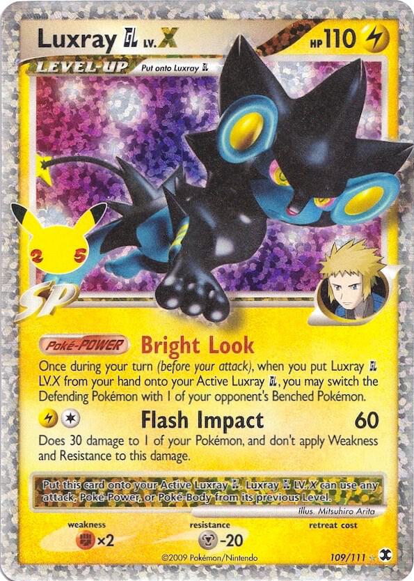 Luxray GL Lv.X 109/111 (Celebrations: Classic Collection)  - Holofoil | Good Games Cannington