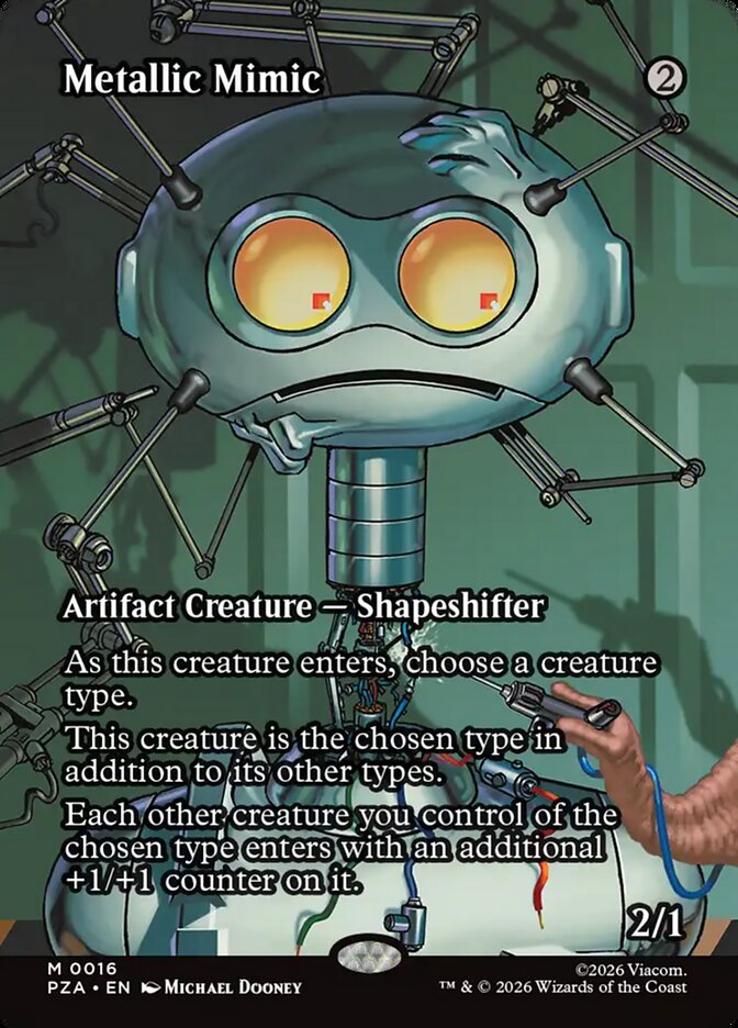 Metallic Mimic 16 (Teenage Mutant Ninja Turtles Source Material)  - Borderless Foil | Good Games Cannington