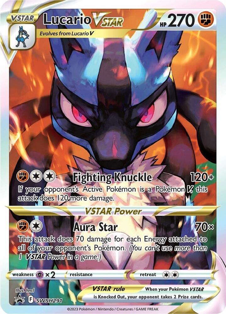 Lucario VSTAR SWSH291 (SWSH: Sword & Shield Promo Cards)  - Holofoil | Good Games Cannington