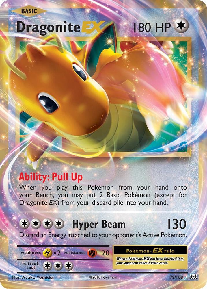 Dragonite EX 72/108 (XY - Evolutions)  - Holofoil | Good Games Cannington