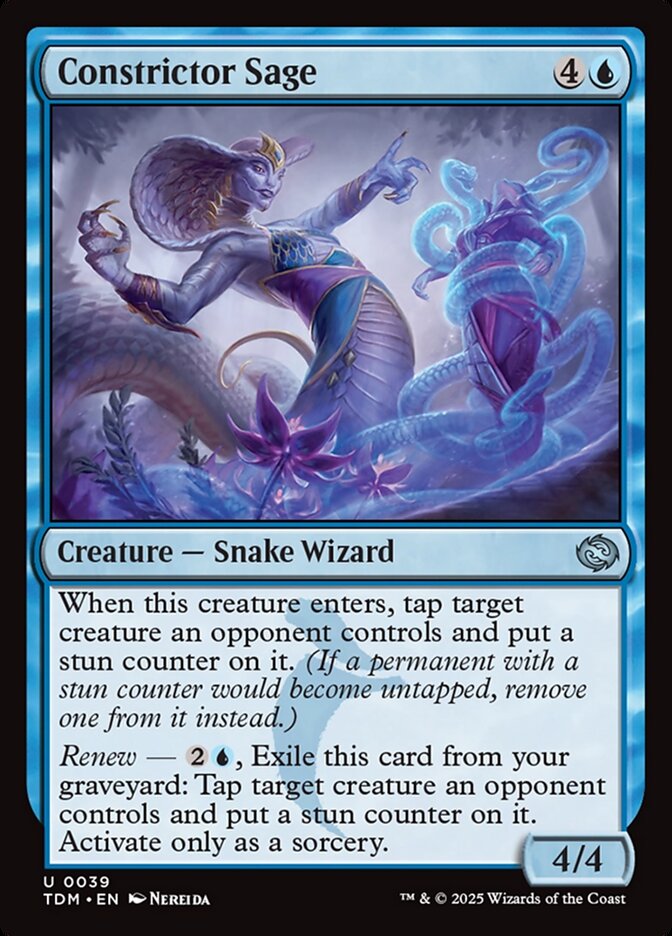Constrictor Sage 39 (Tarkir: Dragonstorm)  | Good Games Cannington