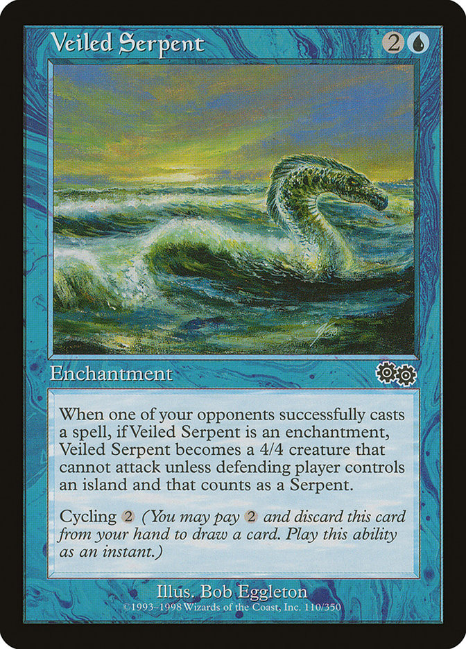 Veiled Serpent 110 (Urza's Saga)  | Good Games Cannington