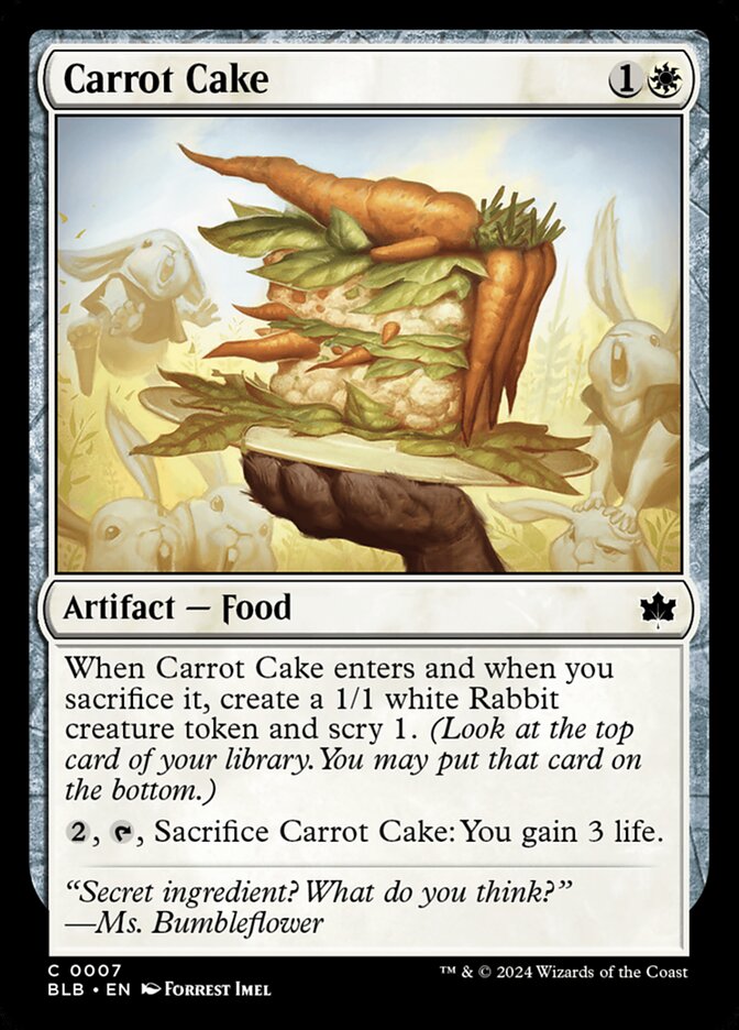 Carrot Cake 7 (Bloomburrow)  | Good Games Cannington