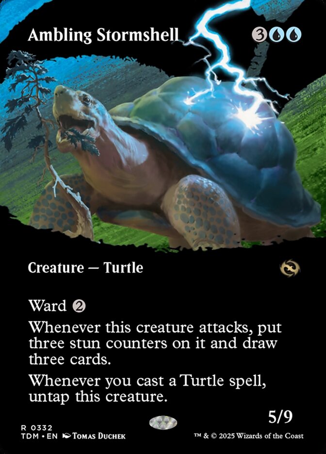 Ambling Stormshell 332 (Tarkir: Dragonstorm)  | Good Games Cannington