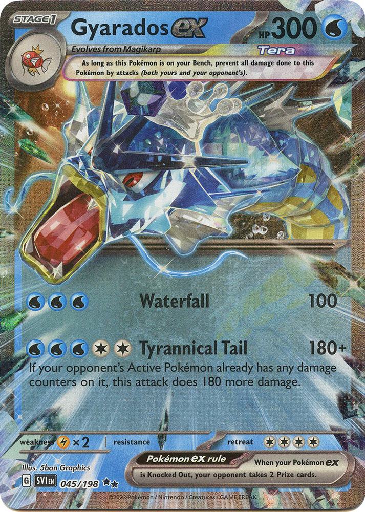 Gyarados ex 045/198 (SV01: Scarlet & Violet Base Set)  - Holofoil | Good Games Cannington