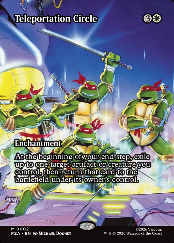 Teleportation Circle 2/20 (Teenage Mutant Ninja Turtles Source Material)  - Borderless | Good Games Cannington
