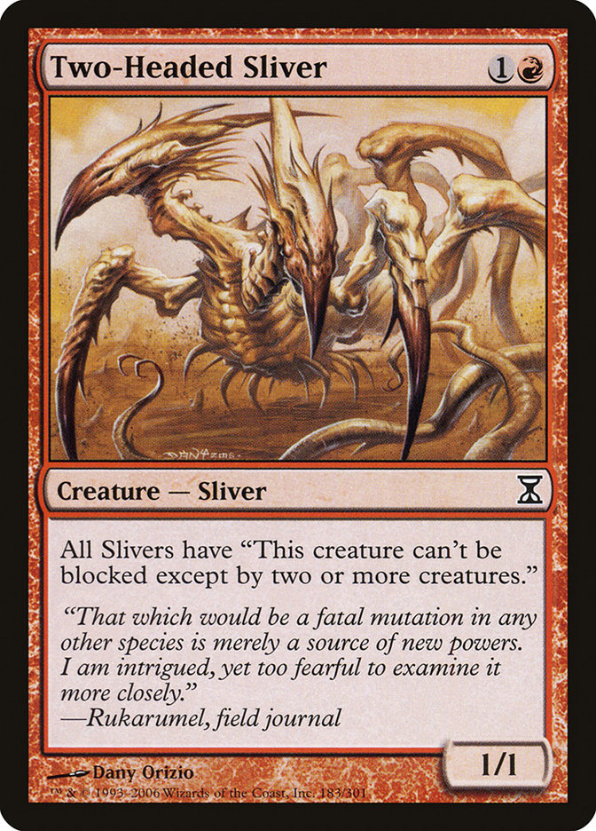 Two-Headed Sliver 183/301 (Time Spiral)  | Good Games Cannington