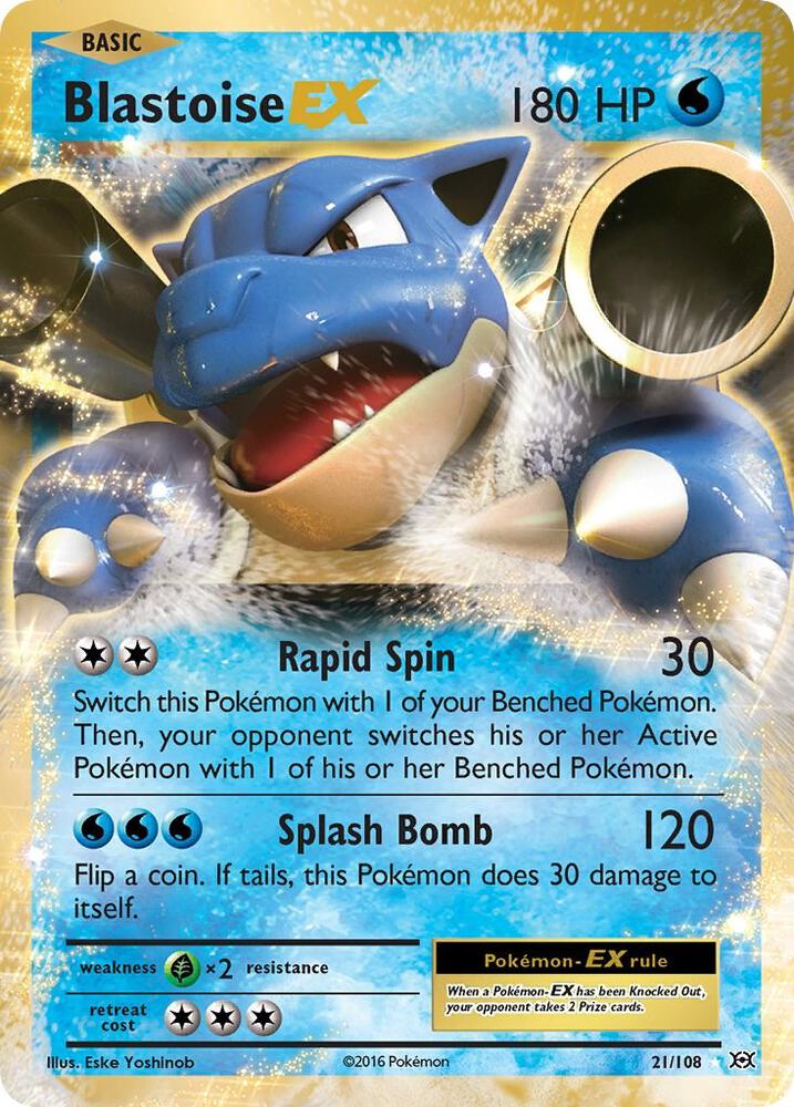 Blastoise EX (XY - Evolutions)  - Holofoil | Good Games Cannington