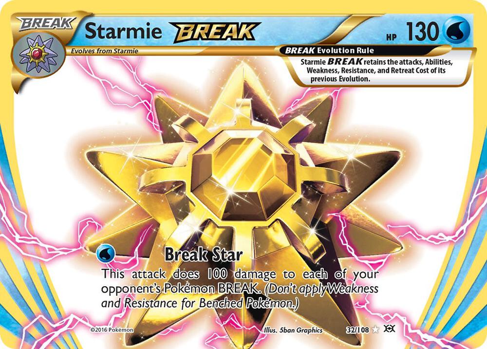 Starmie BREAK (XY - Evolutions)  - Holofoil | Good Games Cannington