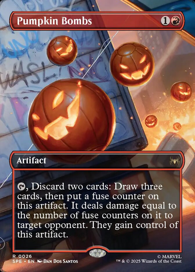 Pumpkin Bombs 26 (Marvel's Spider-Man: Eternal-Legal)  - Borderless | Good Games Cannington