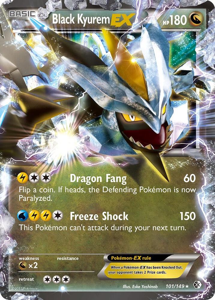 Black Kyurem EX 101/149 (Boundaries Crossed)  - Holofoil | Good Games Cannington