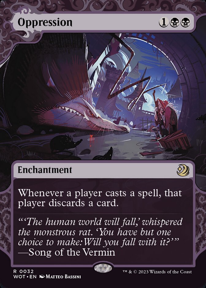 Oppression 32 (Wilds of Eldraine: Enchanting Tales)  - Showcase | Good Games Cannington