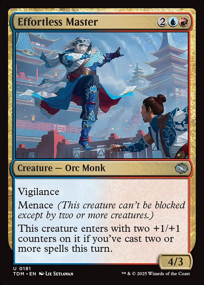 Effortless Master 181 (Tarkir: Dragonstorm)  | Good Games Cannington