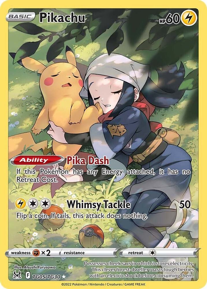 Pikachu TG05/TG30 (SWSH11: Lost Origin Trainer Gallery)  - Holofoil | Good Games Cannington