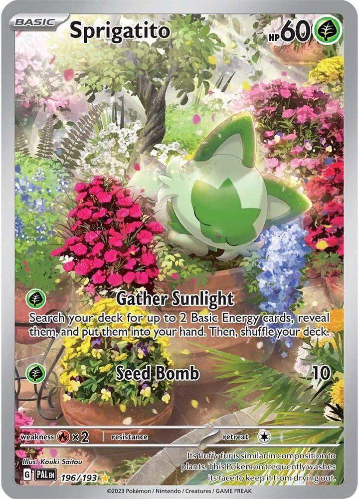 Sprigatito 196/193 (SV02: Paldea Evolved)  - Holofoil | Good Games Cannington