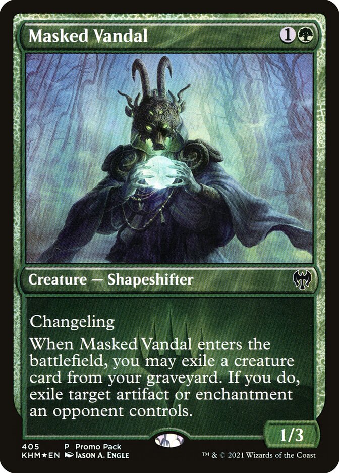 Masked Vandal 405 (Promo Pack: Kaldheim)  - Foil | Good Games Cannington