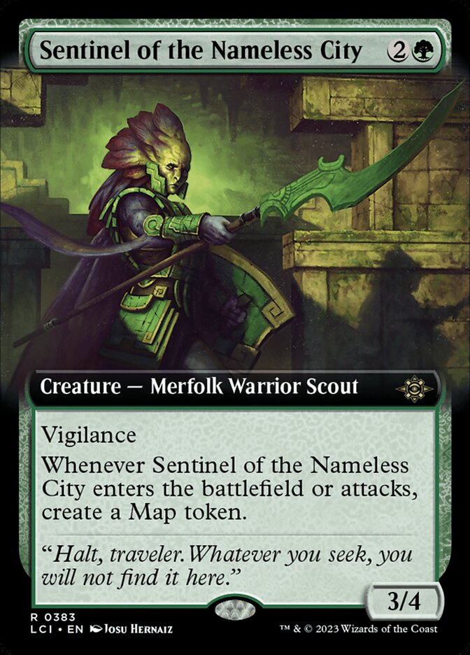 Sentinel of the Nameless City 383/291 (The Lost Caverns of Ixalan)  - Extended Art | Good Games Cannington