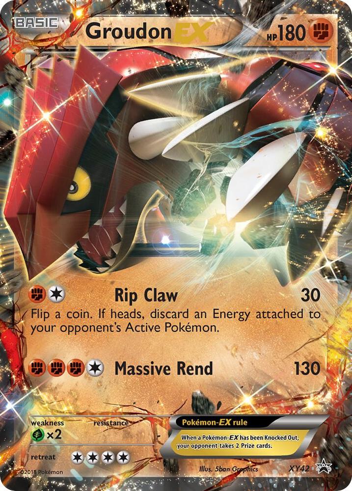 Groudon EX XY42 (XY Promos)  - Holofoil | Good Games Cannington