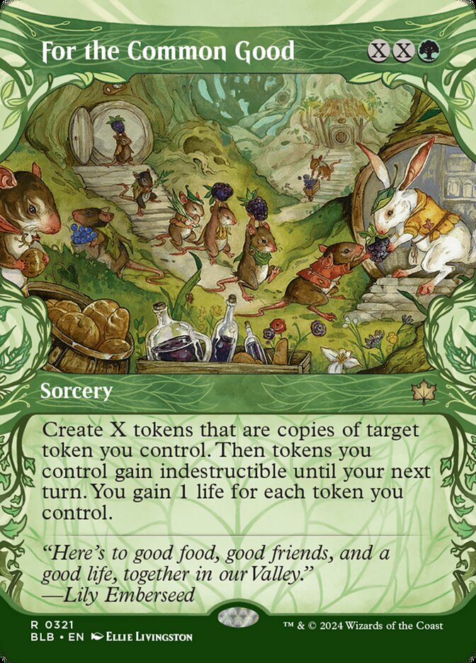 For the Common Good 321 (Bloomburrow)  - Showcase | Good Games Cannington