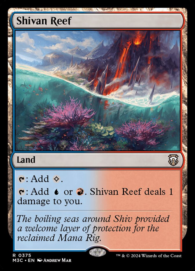Shivan Reef 375 (Commander: Modern Horizons 3)  | Good Games Cannington
