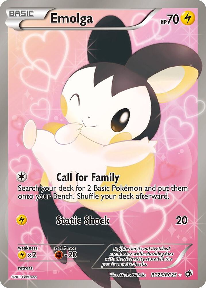 Emolga RC23/RC25 (Legendary Treasures: Radiant Collection)  - Holofoil | Good Games Cannington