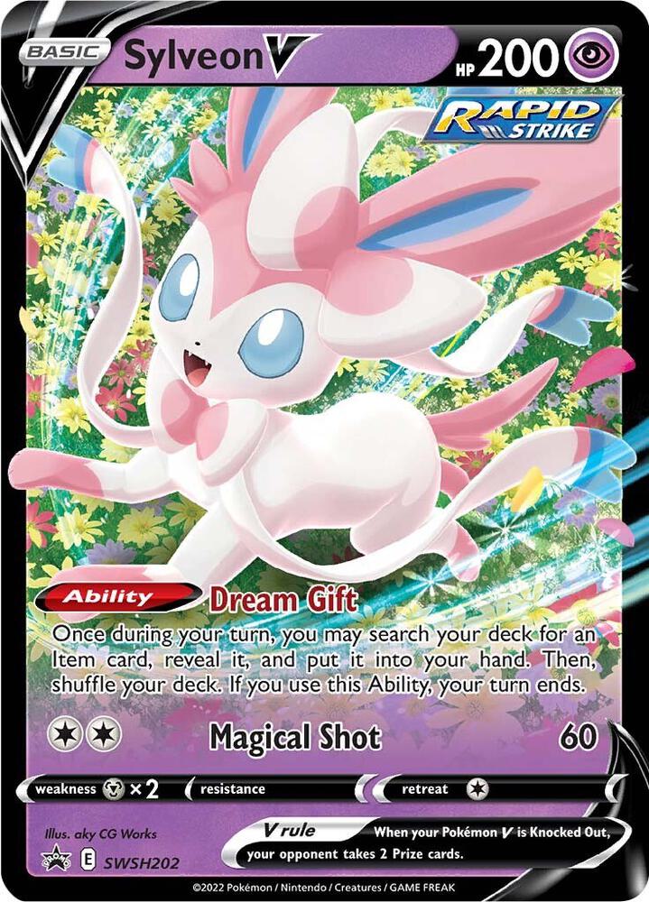 Sylveon V SWSH202 (SWSH: Sword & Shield Promo Cards)  - Holofoil | Good Games Cannington
