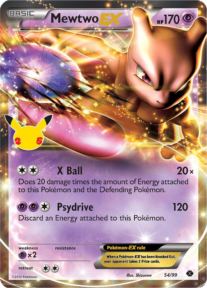 Mewtwo EX (Celebrations: Classic Collection)  - Holofoil | Good Games Cannington