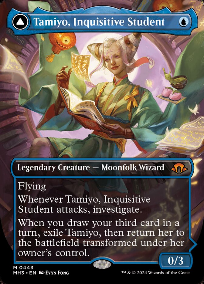 Tamiyo, Inquisitive Student // Tamiyo, Seasoned Scholar 443 (Modern Horizons 3)  | Good Games Cannington