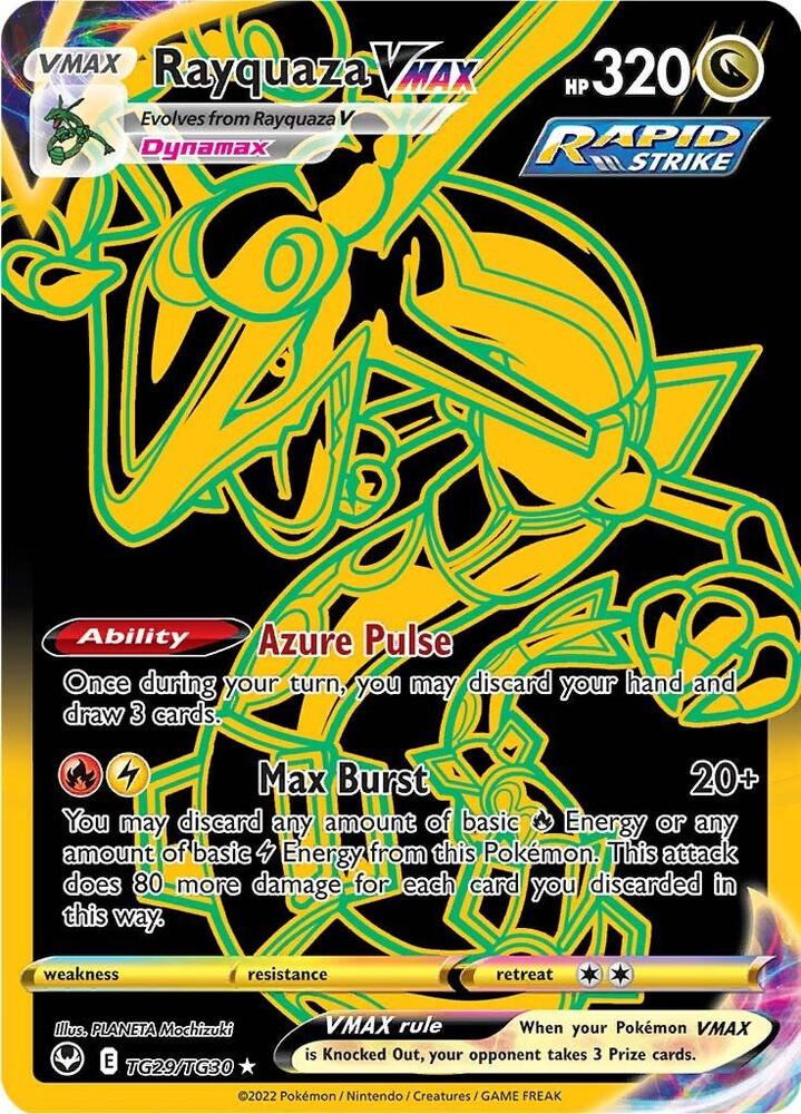 Rayquaza VMAX Secret TG29/TG30 (SWSH12: Silver Tempest Trainer Gallery)  - Holofoil | Good Games Cannington