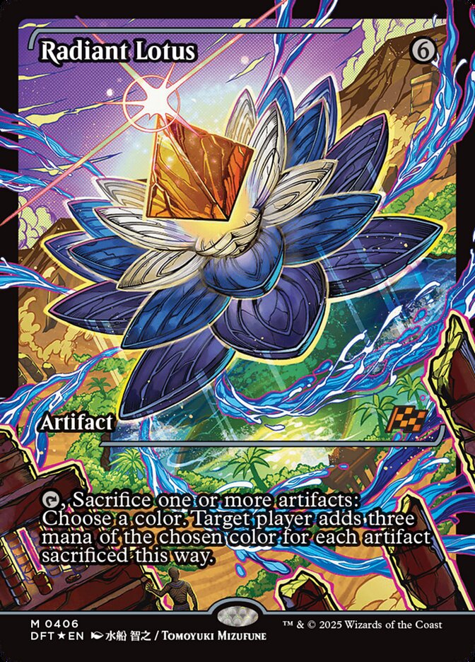 Radiant Lotus 406/291 (Aetherdrift)  - Showcase Foil | Good Games Cannington