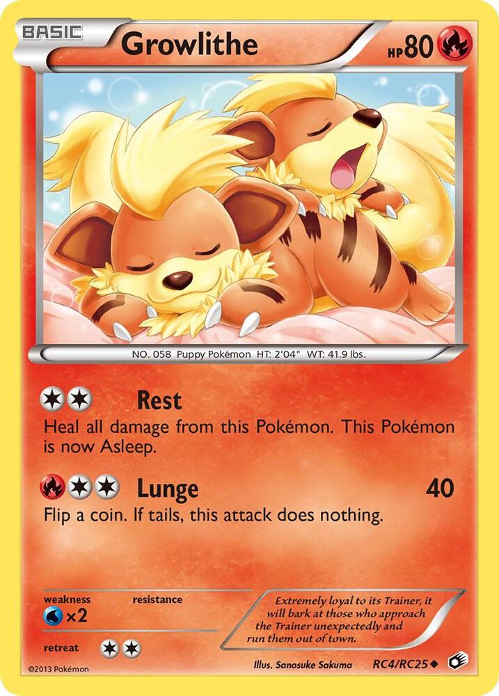 Growlithe RC4/RC25 (Legendary Treasures: Radiant Collection)  - Holofoil | Good Games Cannington