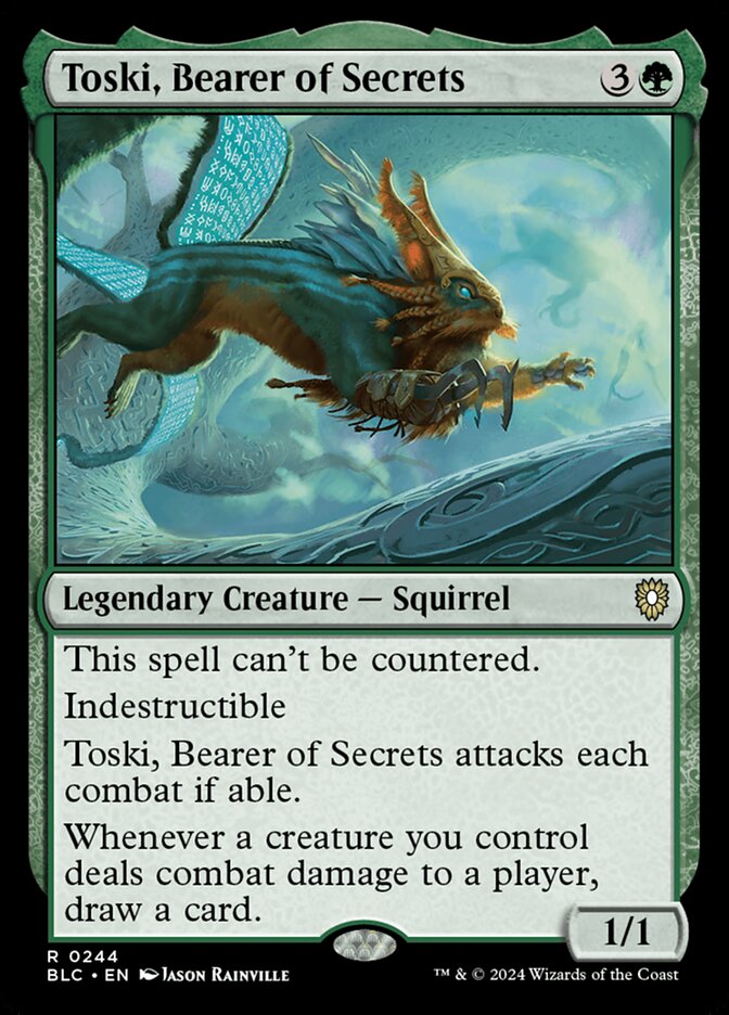 Toski, Bearer of Secrets 244 (Commander: Bloomburrow)  | Good Games Cannington