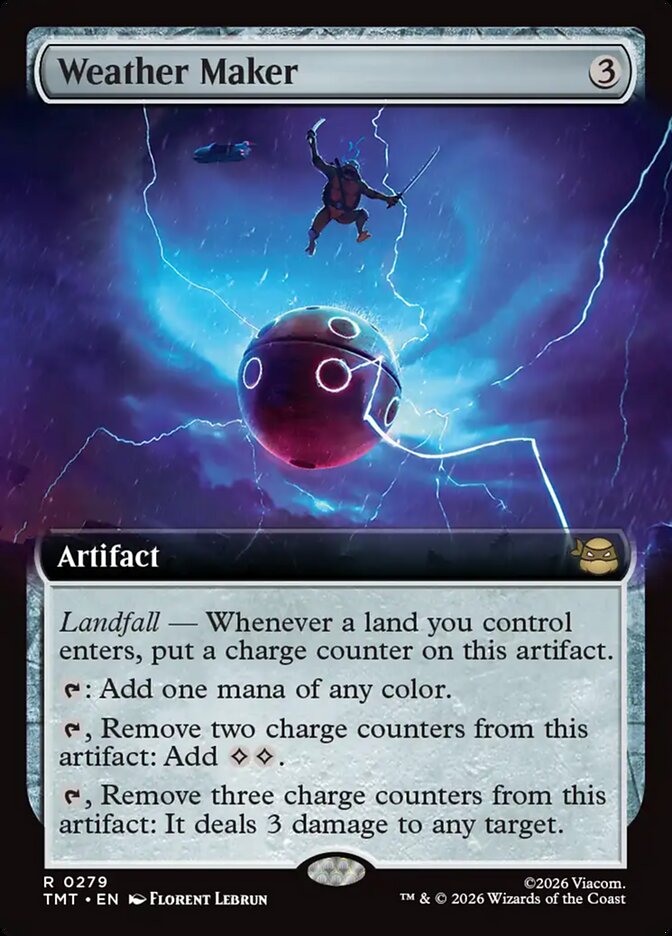 Weather Maker Extended Art 279 (Teenage Mutant Ninja Turtles)  - Extended Art Foil | Good Games Cannington