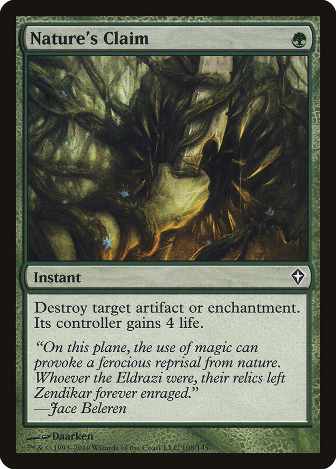 Nature's Claim 108 (Worldwake)  | Good Games Cannington