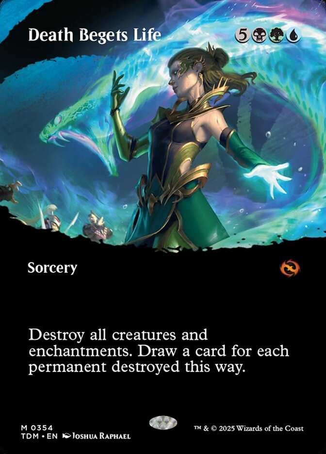 Death Begets Life 354 (Tarkir: Dragonstorm)  - Foil | Good Games Cannington