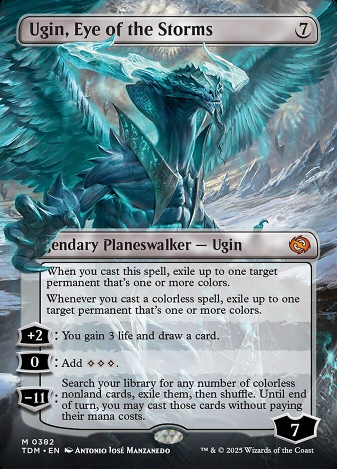 Ugin, Eye of the Storms 382 (Tarkir: Dragonstorm)  - Borderless | Good Games Cannington